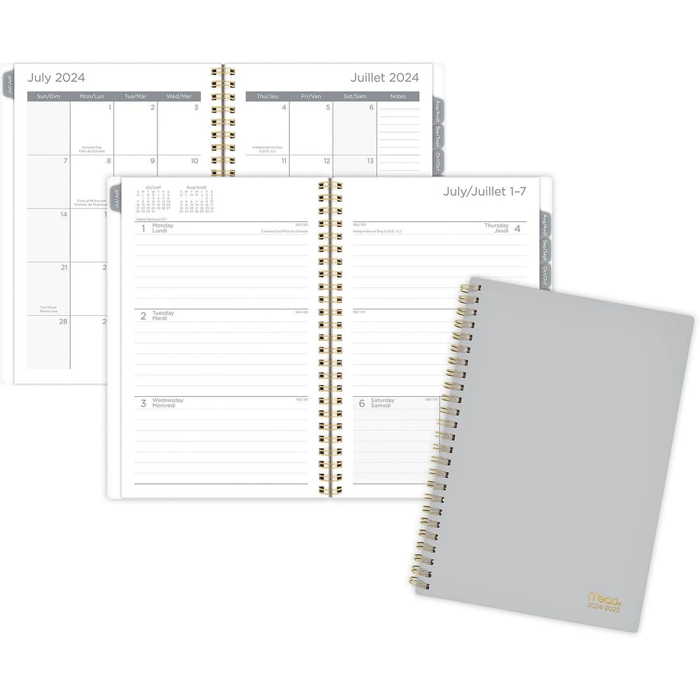 Mead 15M Petit Gris Glacier Agenda Agenda
