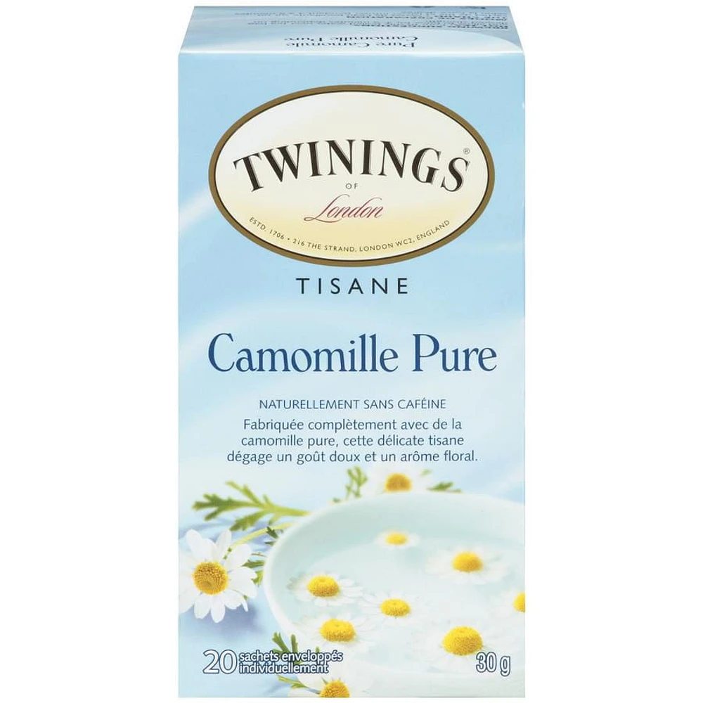 Twinings Pure Camomile Herbal Tea, Pack of 20 Tea Bags