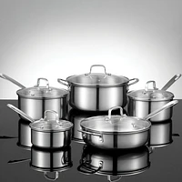 Starfrit Ensemble 10-Pièces en Acier Inoxydable 3-Plis