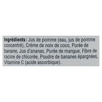 Smoothie aux fruits Happy Planet à la noix de coco et ananas