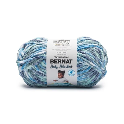 Bernat® Baby Blanket™ Yarn, Polyester #6 Super Bulky, 10.5oz/300g, 220 Yards, Soft