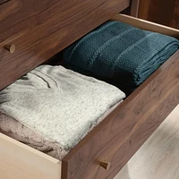 Sauder La Collection Willow Place Commode, Finition Grand Walnut, 433805