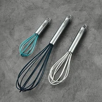 Thyme & Table 3-Piece Silicone Whisk Set, Whisk Set
