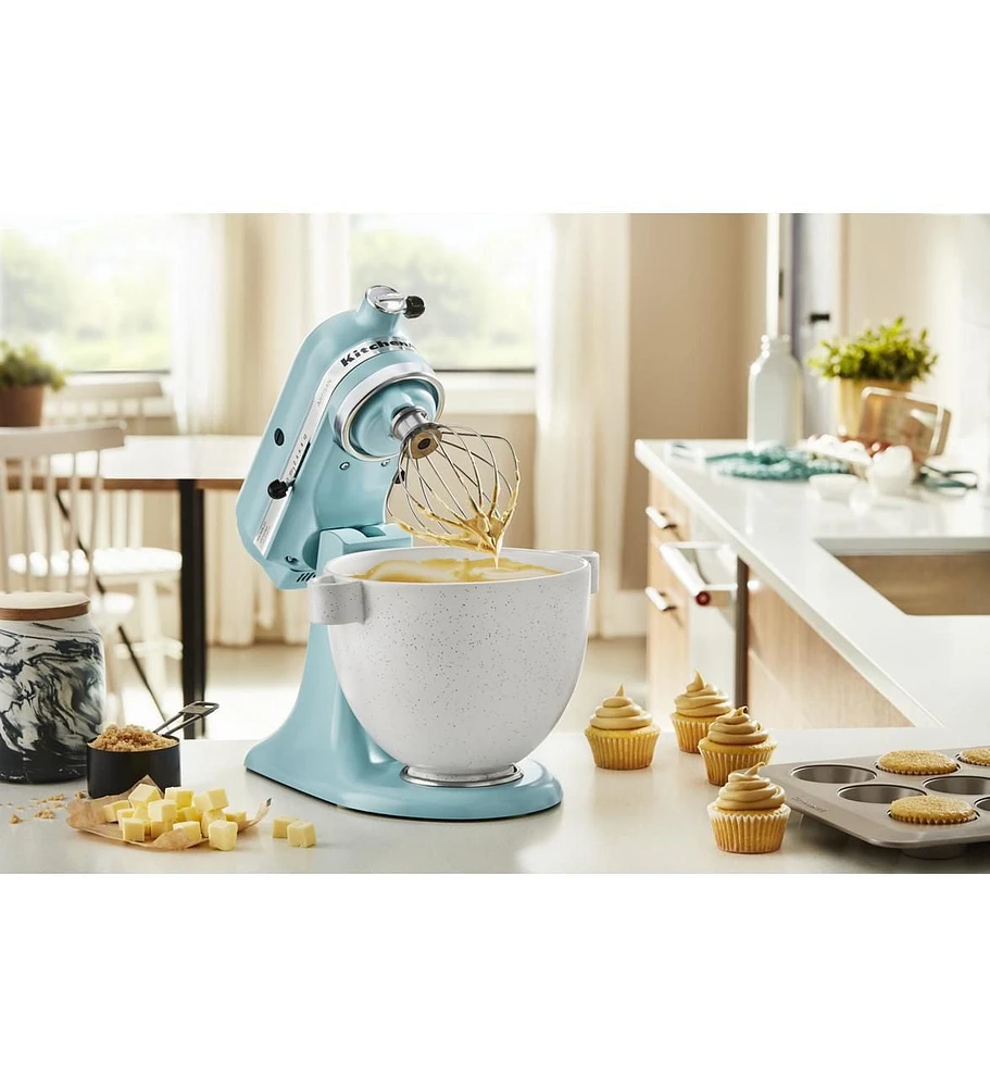 KitchenAid® Bol En Céramique De Pierre Mouchetée De 5 Pintes