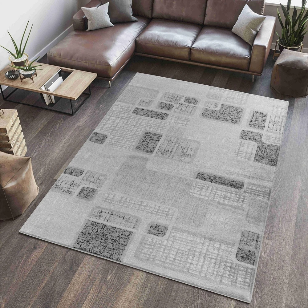 Rug Branch Sakarya Collection Tapis d'intérieur abstrait géométrique moderne