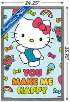 Hello Kitty - Happy Wall Poster