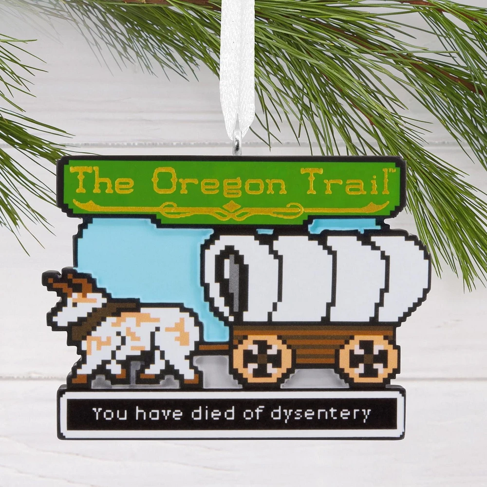 Décoration Hallmark de Noël (Jeu vidéo, The Oregon Trail)
