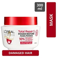 L'Oréal Paris Hair Expertise Total Repair 5 Hair Mask, Enriched Active Serum, 300 mL