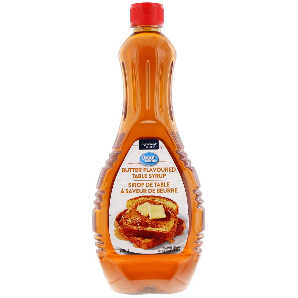 GV TABLE SYRUP BUTTE - FRENCH 750 ml
