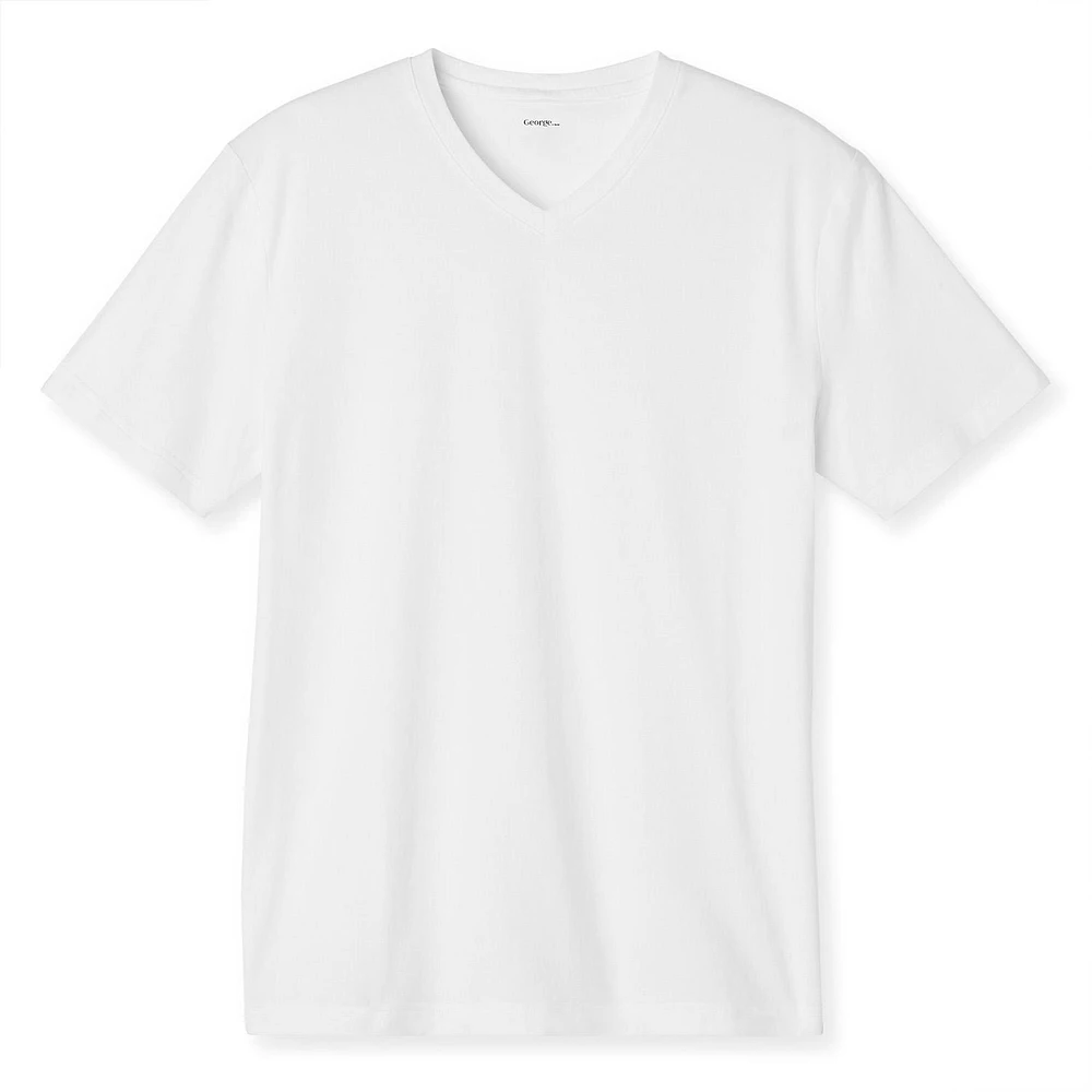 George Men's Stretch V-Neck Tee, Sizes S-2XL