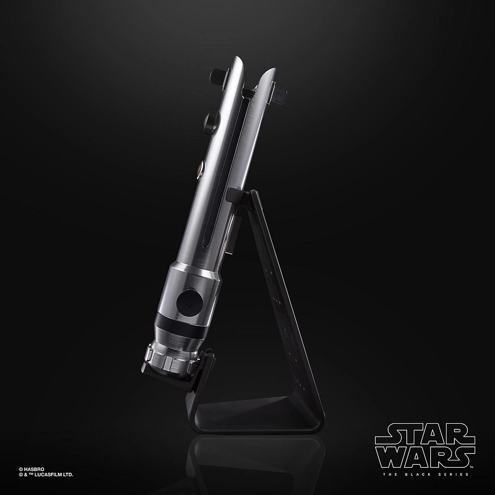 Star Wars The Black Series, sabre laser Force FX Elite d'Ahsoka Tano avec LED et effets sonores, article de cosplay de collection pour adultes