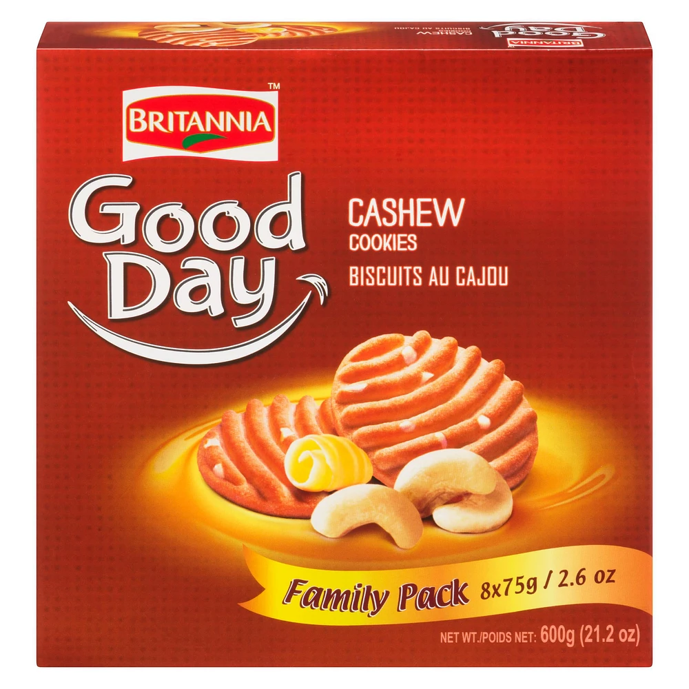 Britannia Goodday Cashew Family pack, Cashew cookies