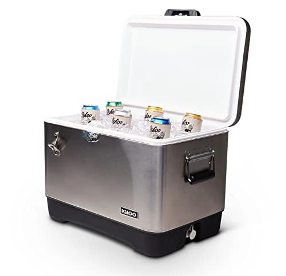 IGLOO LEGACY™ 54 QUART Glacière EN ACIER INOXYDABLE