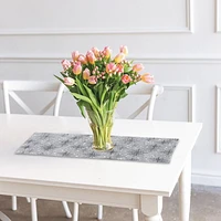 Chemin De Table En Tapisserie Flocon De Neige 36" - Ensemble De 2