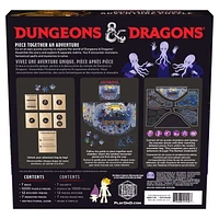 Dungeons & Dragons, Build and Explore Adventure Puzzle, puzzles DnD pour adultes, puzzle de 1 000 pièces Donjons et Dragons pour adultes et enfants à partir de 12 ans