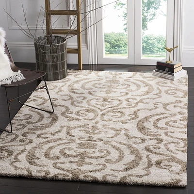 Safavieh Florida Deangelo Damask Plush Shag Area Rug