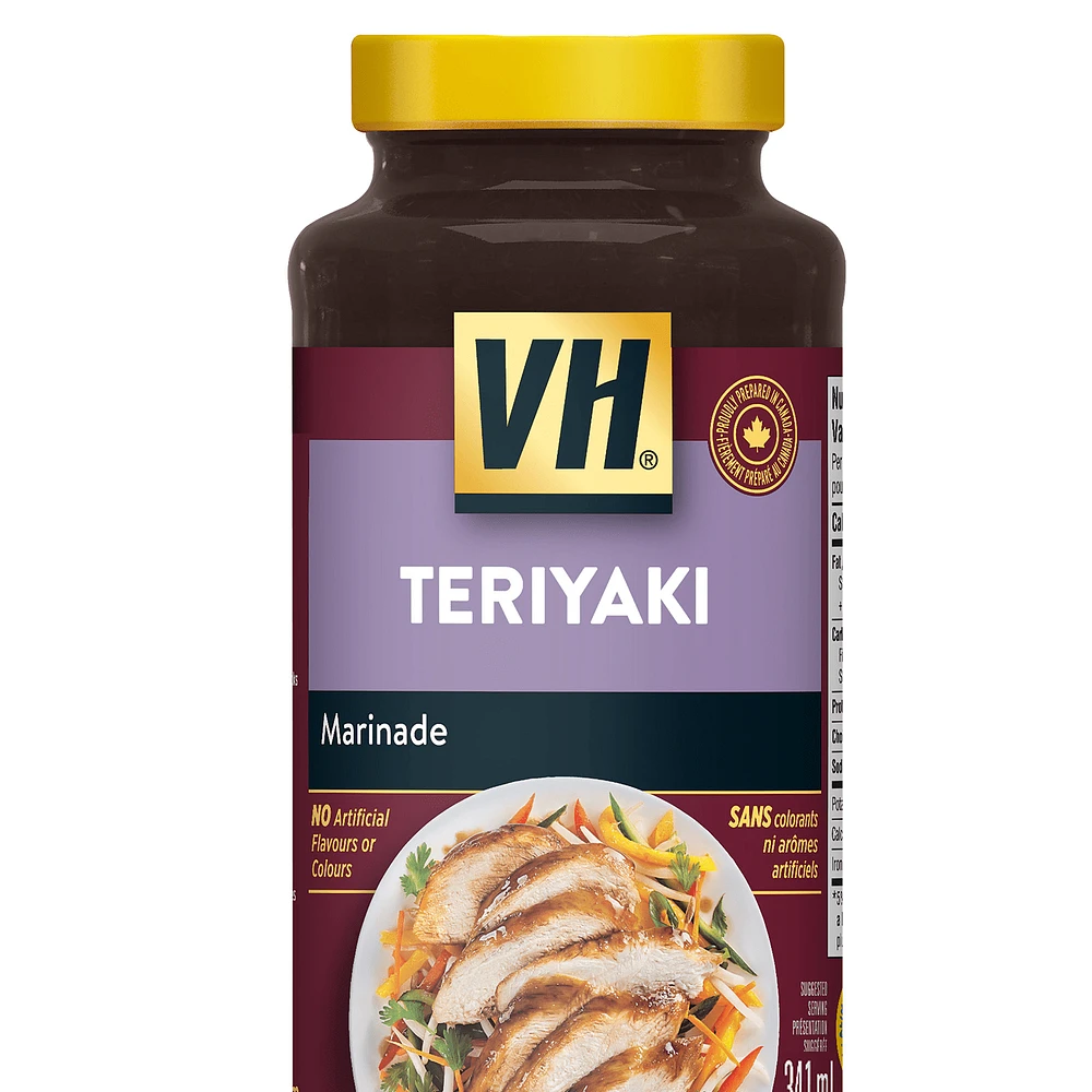 VH Gluten Free Teriyaki marinade Sauce, 341 mL