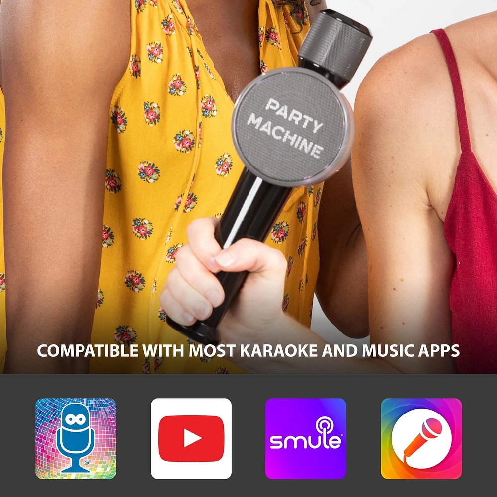 Haut-parleur Bluetooth portable avec microphone Microphone de machine de fête