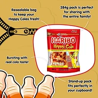 Haribo Happy Cola Gummy Candy, No Artificial Colours