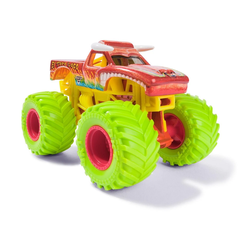 Monster Jam, Monster truck El Toro Loco officiel, véhicule en métal moulé, échelle 1:64, Jouets pour garçons à partir de 3 ans