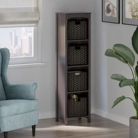 Terrace 5pc Storage Shelf with Baskets Set