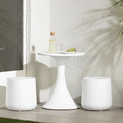 Ensemble table et bancs bistro de la collection Dalya South Shore