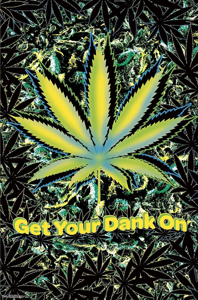 Neon - Marijuana Neon Wall Poster,