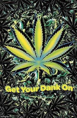 Neon - Marijuana Neon Wall Poster,