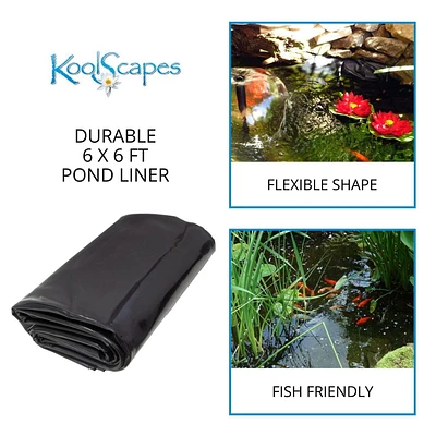 Koolscape 84 Gallon Pond Kit, Complete Water Garden Setup for Outdoor Spaces, Easy to Assemble