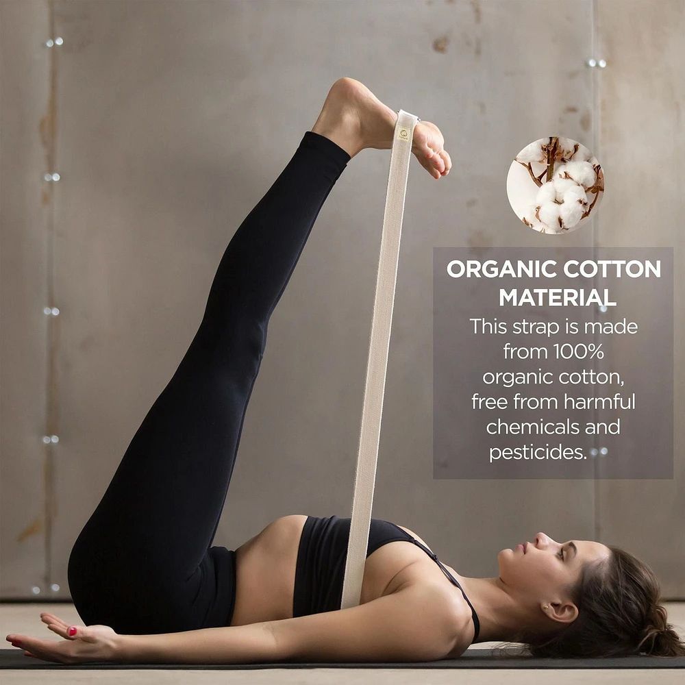 Sangle De Yoga En Coton Organique