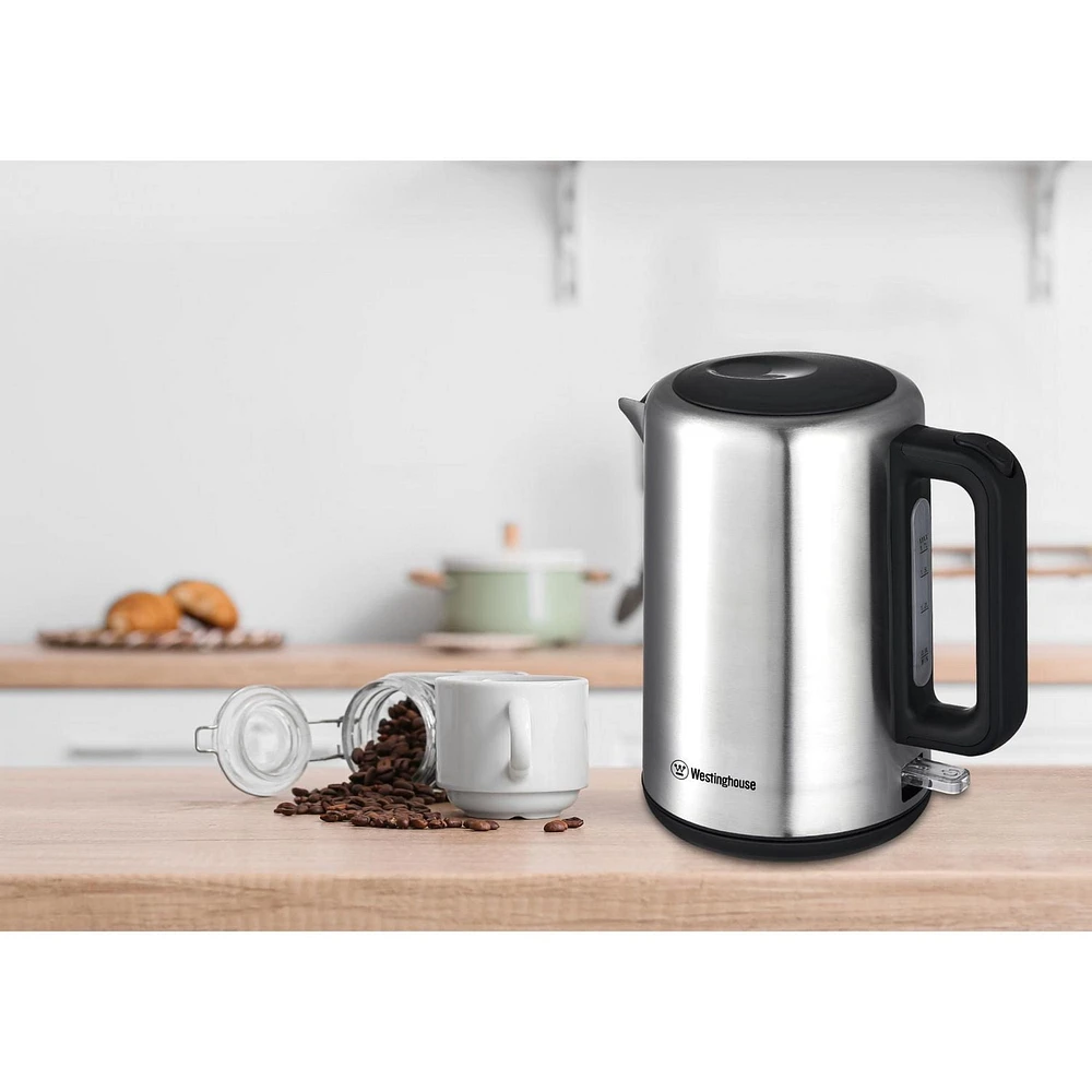 Bouilloire en acier inoxydable Westinghouse 1,7 L