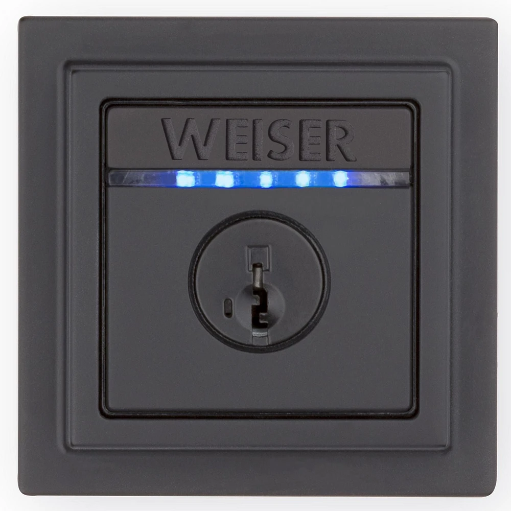 Weiser Kevo Contemporary Electronic Deadbolt Black