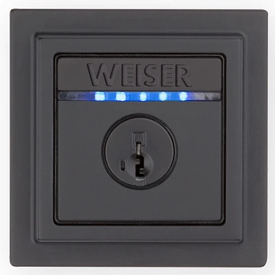 Weiser Kevo Contemporary Electronic Deadbolt Black