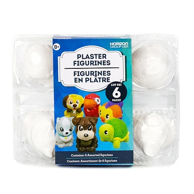 Figurines en plâtre, lot de 6, Horizon Group USA Fourchette d’âge : 6+