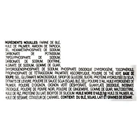 Nouilles instantanées Nissin Saveur de Sauce Huile Noire D'Ail et 500g, 100g x 5