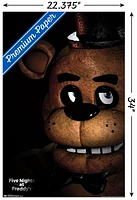 Five Nights at Freddy's - Freddy Wall Poster, 14.725" x 22.375"