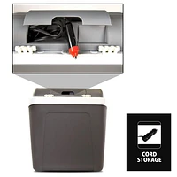 Glacière thermoélectrique Ozark Trail 26 pintes, glacière de voyage portable, Highline 12 V sans glace 30 canettes, gris