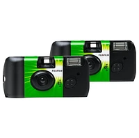 Fujifilm QuickSnap Flash 400/27 Camera - Two Pack, One-Time-Use Camera