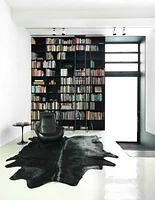 tapis geneva en peau de vache