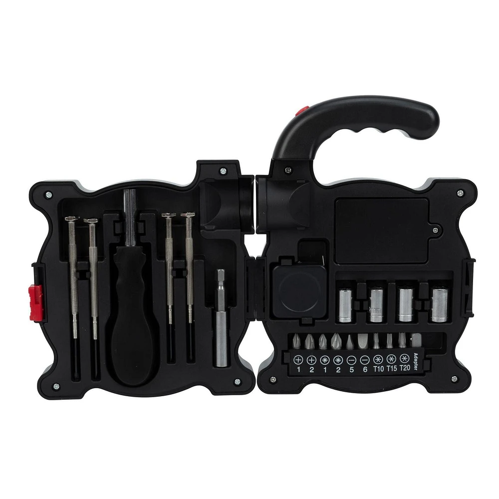 Perfect Solutions Ensemble D'Outils Avec Lumière Del, 22 Unités