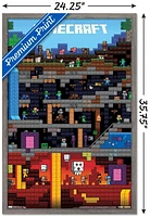 Minecraft - Worldly Wall Poster