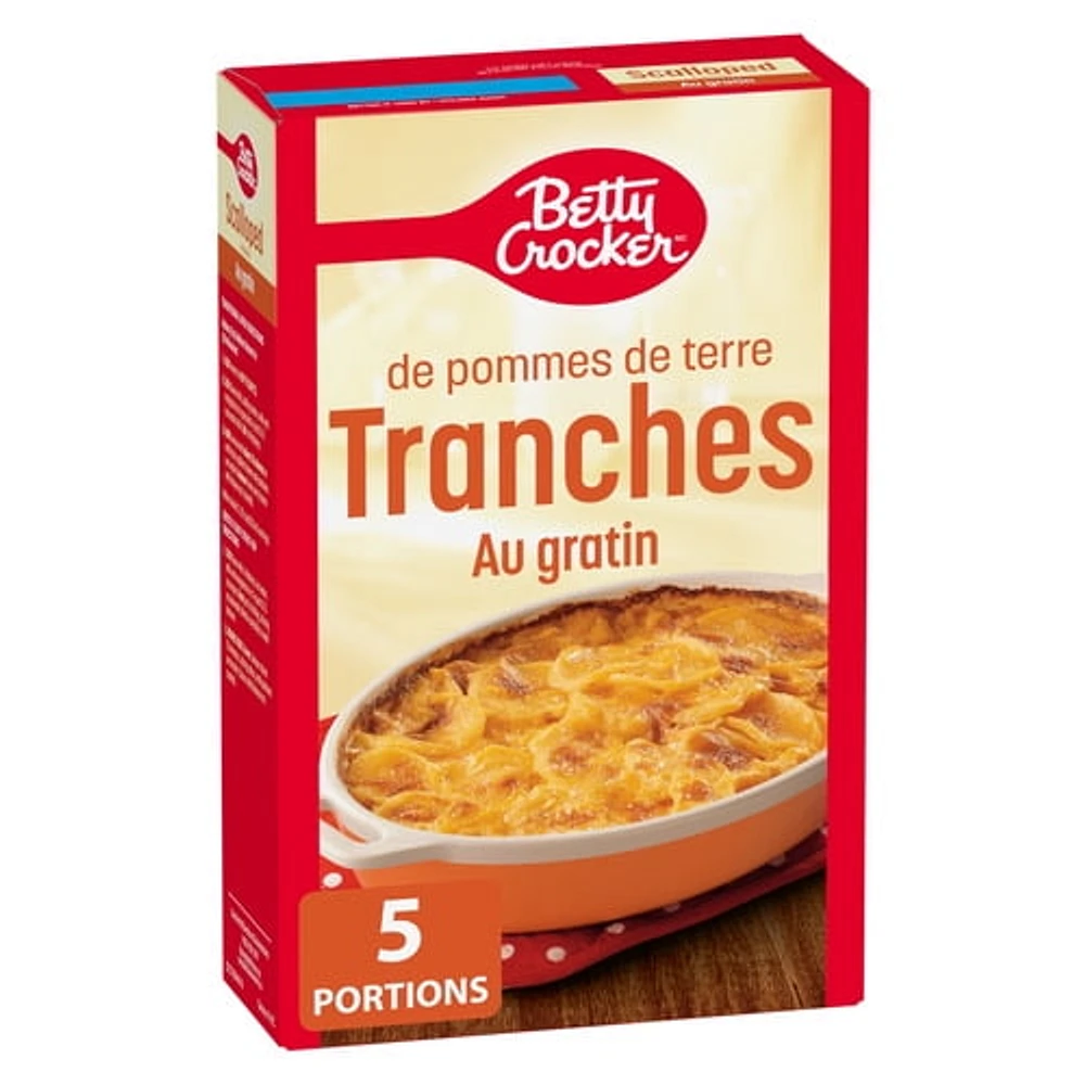 Pommes de terre gratinées Betty Crocker, au fromage, 141 g, 5 portions 141 g