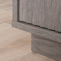 Sauder La Collection East Rock Meuble de rangement décoratif, Finition Ashen Oak, 431762