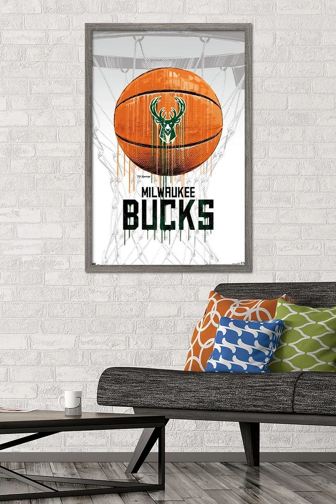 NBA Milwaukee Bucks - Ballon goutte à goutte 20