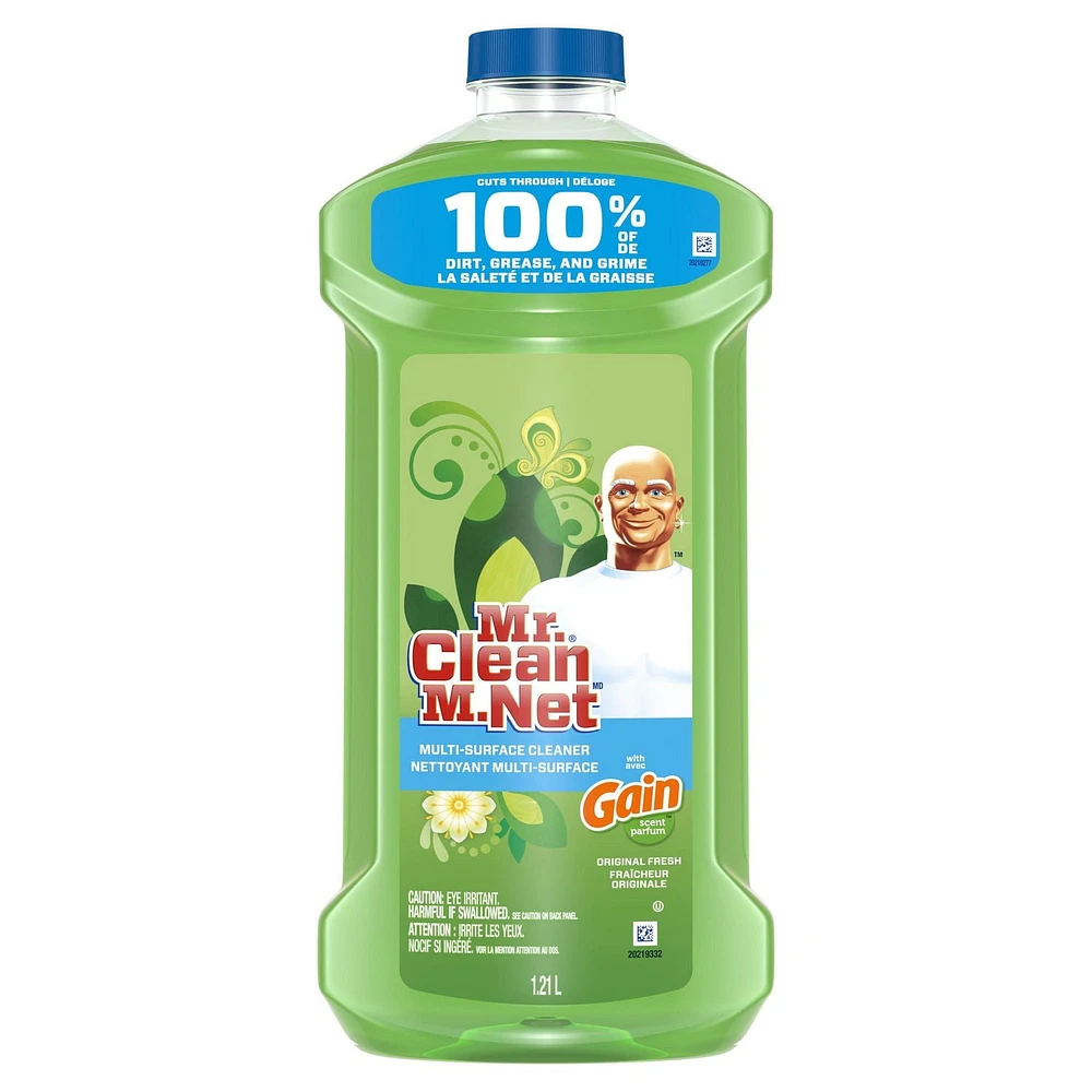 Mr. Clean Multi Surface Cleaner with Gain Original Scent, All Purpose Cleaner, 1.21L