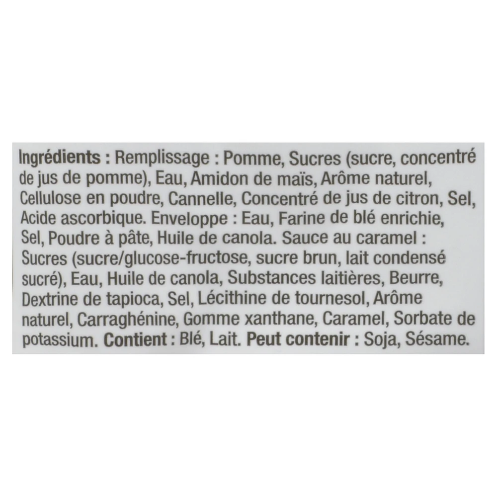 Rouleaux de tarte aux pommes SUMM! 6 rouleaux de printemps croustillants, 1 sauce au caramel, 350g