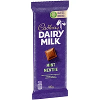 Cadbury Dairy Milk, Mint, Mint Flavoured Milk Chocolate, Chocolate Bar, 100g