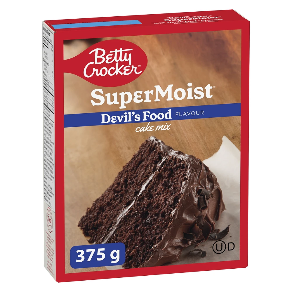 Betty Crocker Super Moist Devil's Food Cake Mix, 375 g