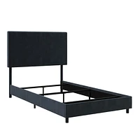 Novogratz Brittany Upholstered Bed with Storage Drawers