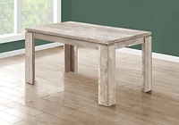 Monarch Specialties Dining Table, 60" Rectangular, Kitchen, Dining Room, Laminate, Beige, Contemporary, Modern